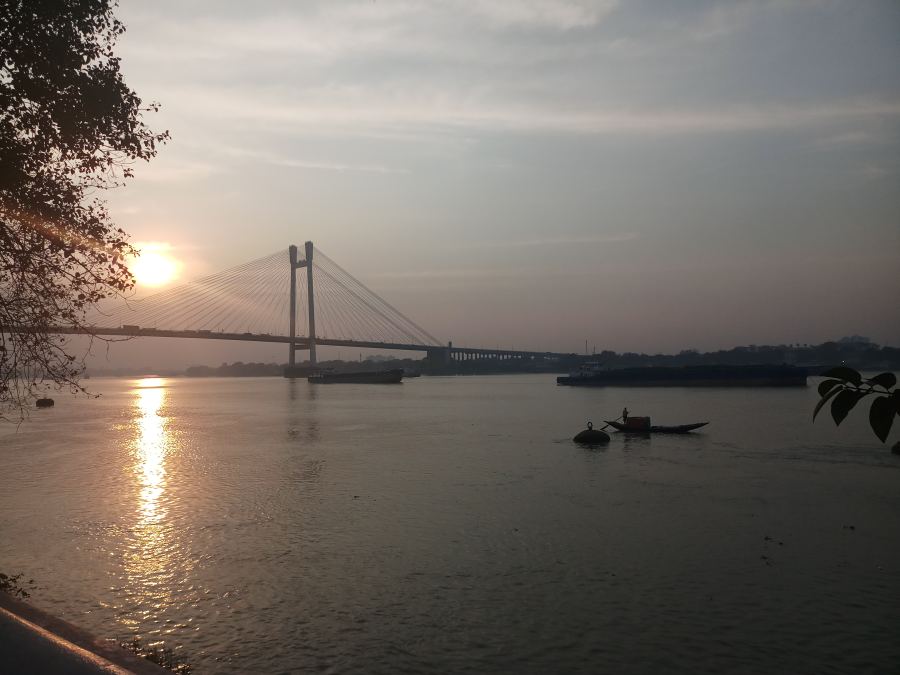 Vidyasagar Setu at Dusk