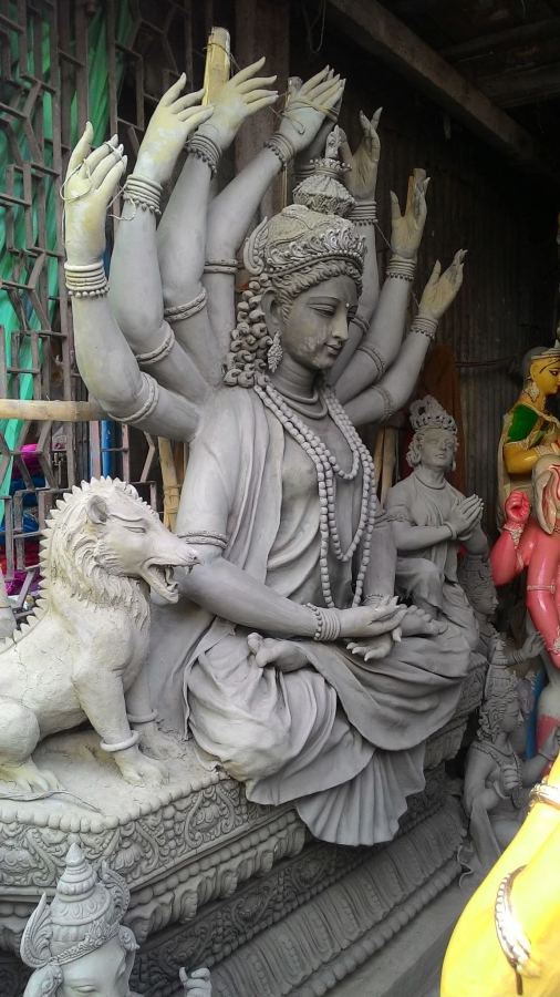 Unpainted Durga, Kumartuli