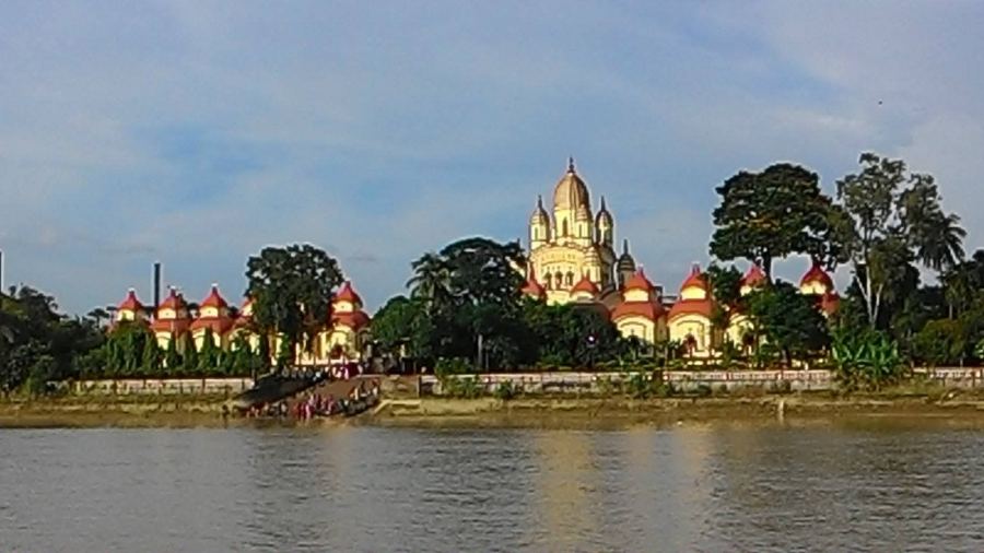 Dakshineswar from the River
