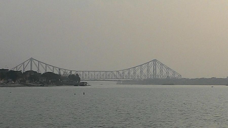Howrah Bridge in the Haze