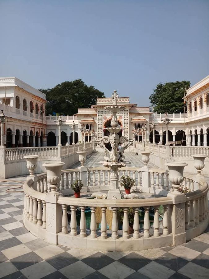 Marble Courtyard and Fountain