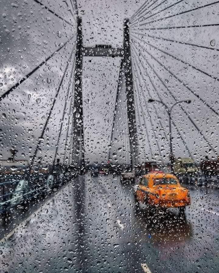 Monsoon Through the Windscreen