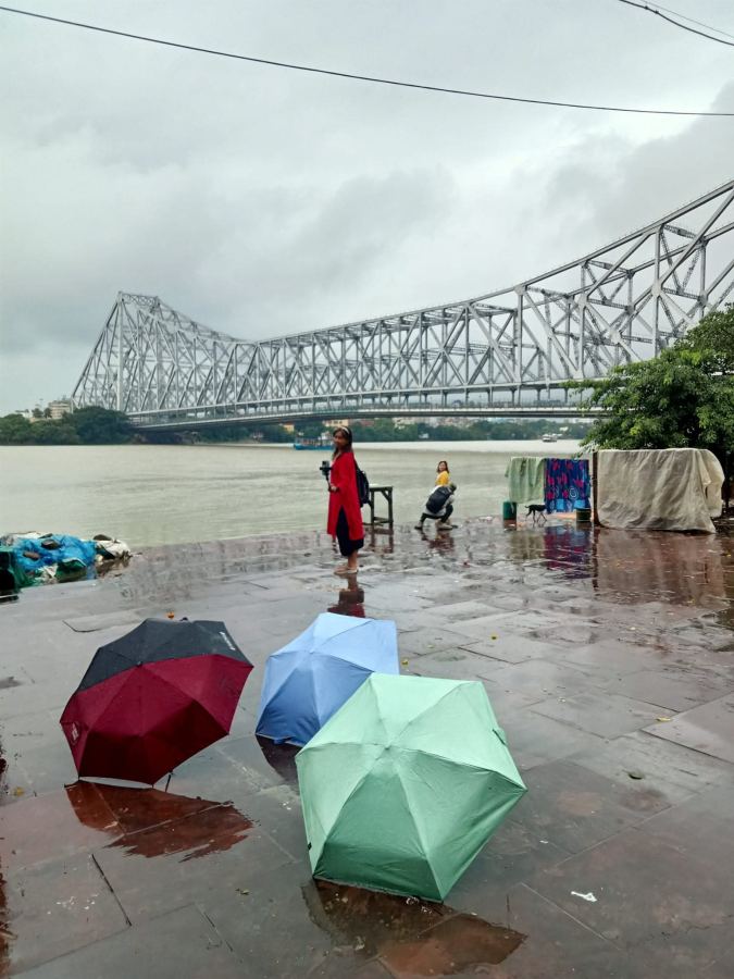 Umbrellas at the Ghat