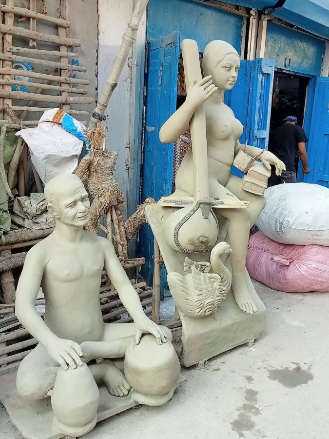 Clay Figures Waiting for Paint