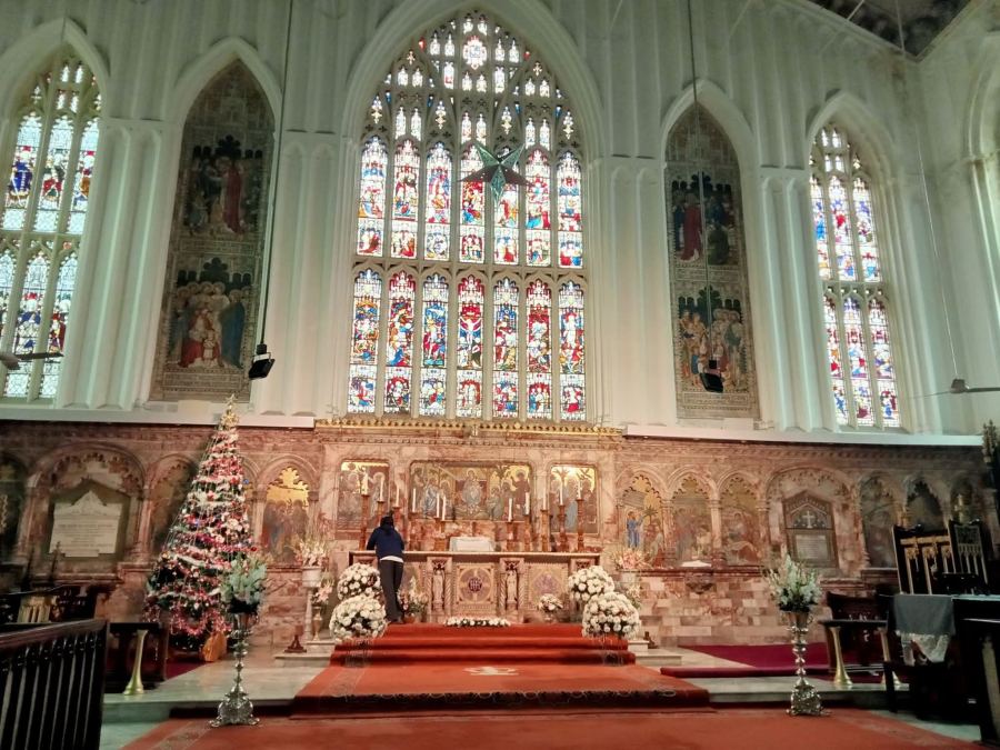 Stained Glass at Christmas