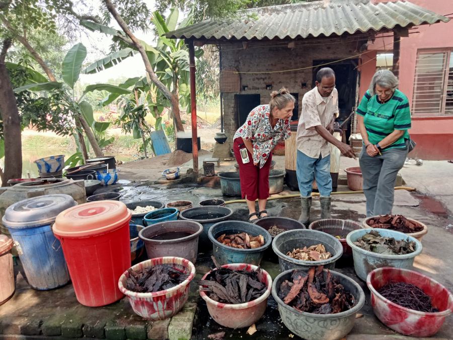 Natural Dye Vats